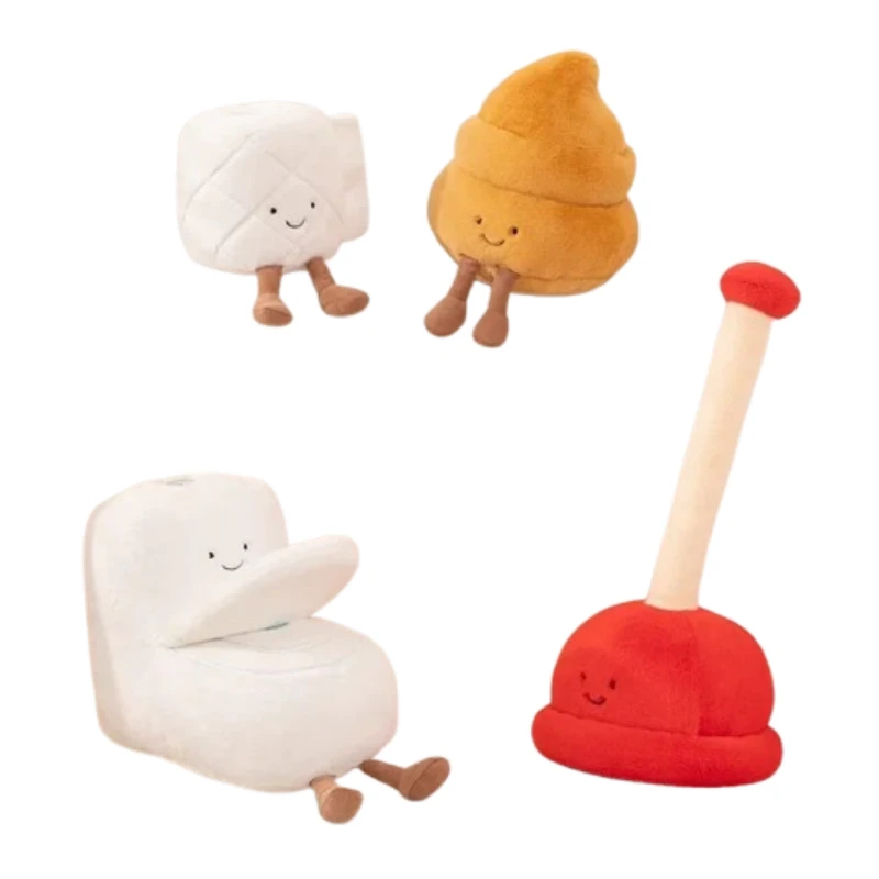 Toilet Buddy Poopy Tissue gevulde knuffelserie